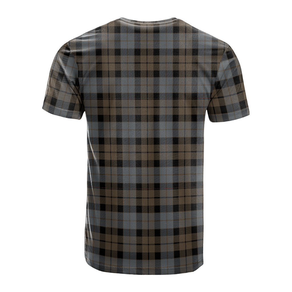 MacKay Weathered Tartan T-Shirt with Family Crest - Tartan Vibes Clothing