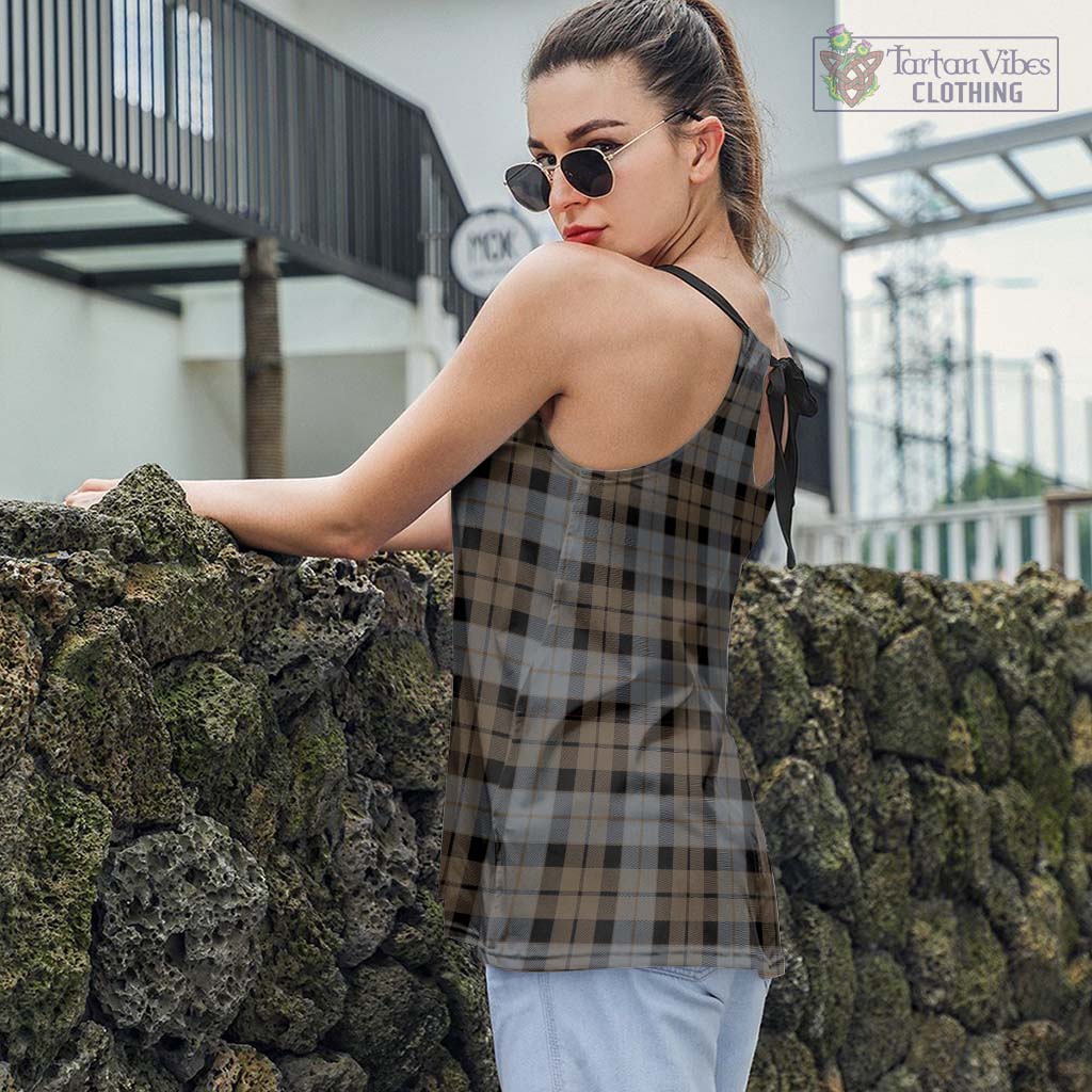 Tartan Vibes Clothing MacKay Weathered Tartan Loose Halter Neck Camisole