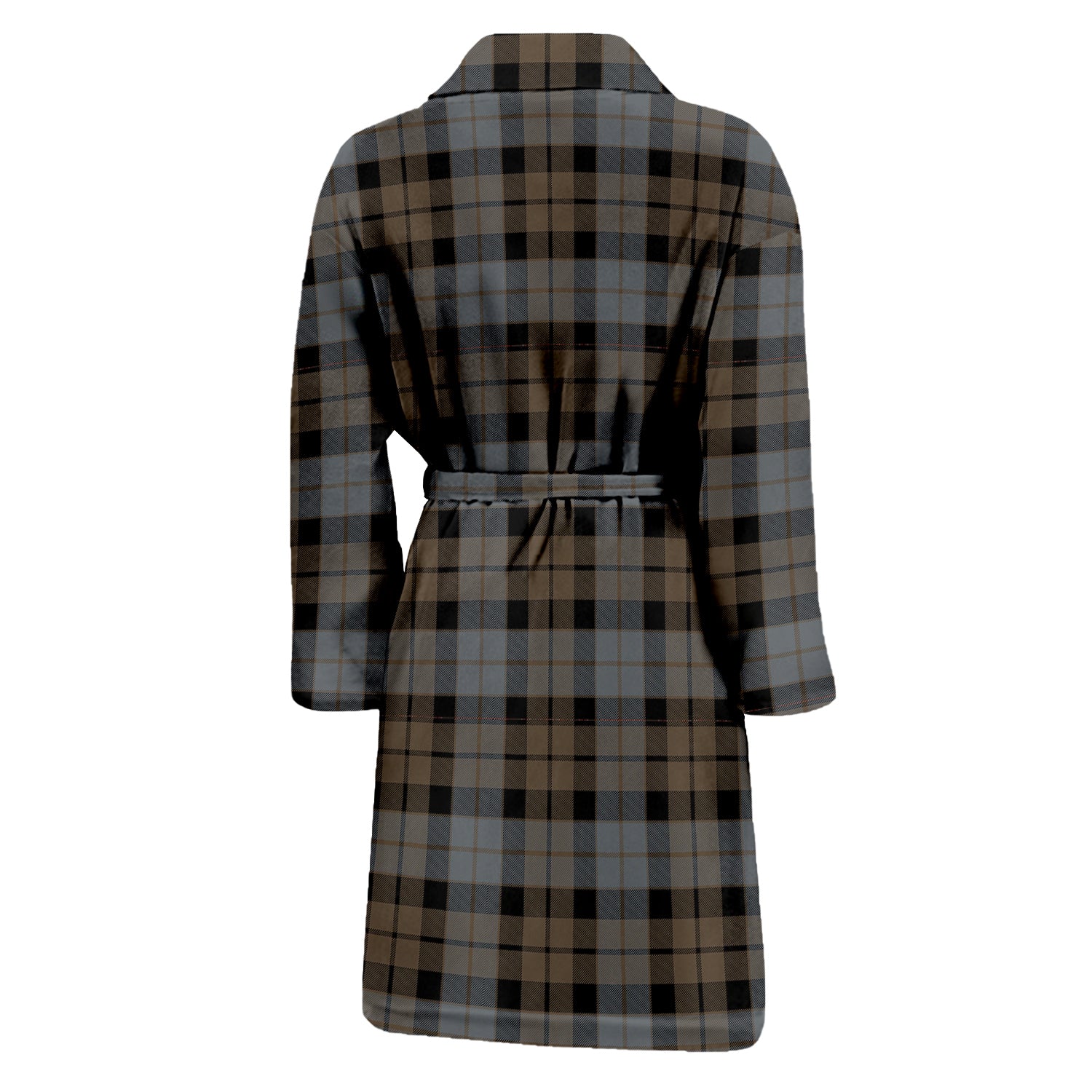 MacKay Weathered Tartan Bathrobe with Family Crest - Tartan Vibes Clothing