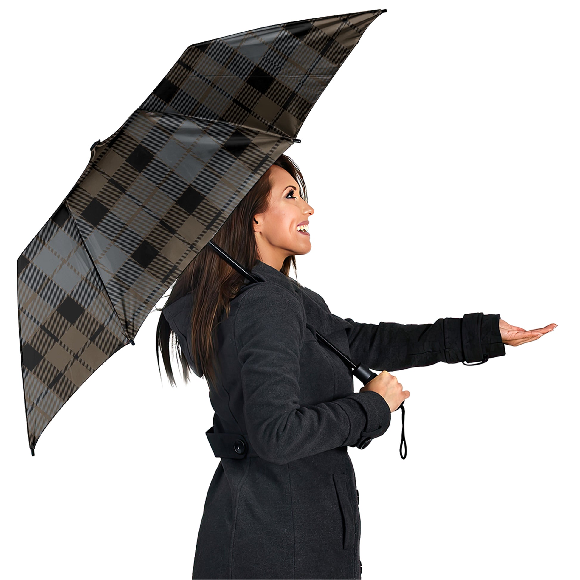 MacKay Weathered Tartan Umbrella - Tartanvibesclothing