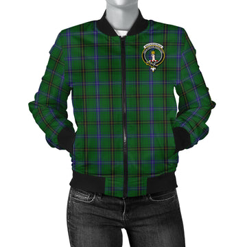 MacKendrick (McKendrick) Tartan Bomber Jacket with Family Crest