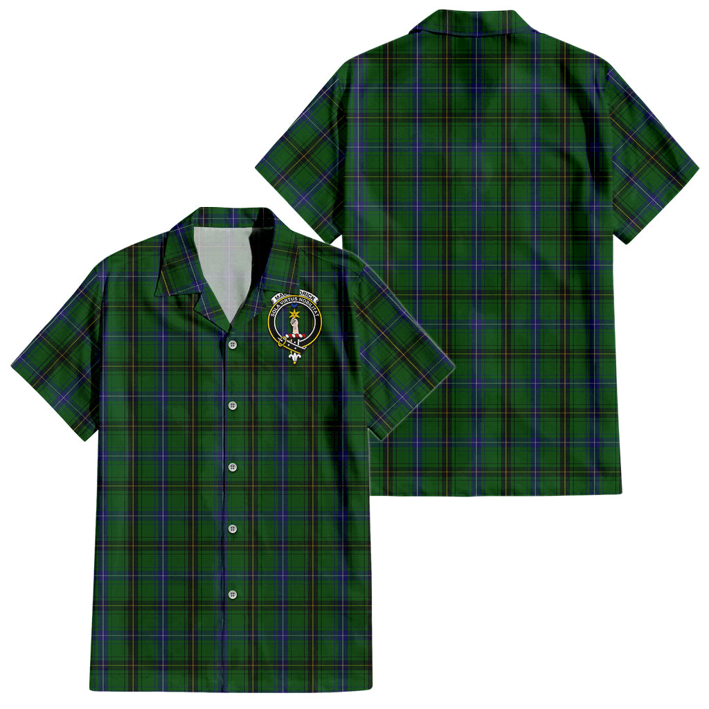 mackendrick-tartan-short-sleeve-button-down-shirt-with-family-crest