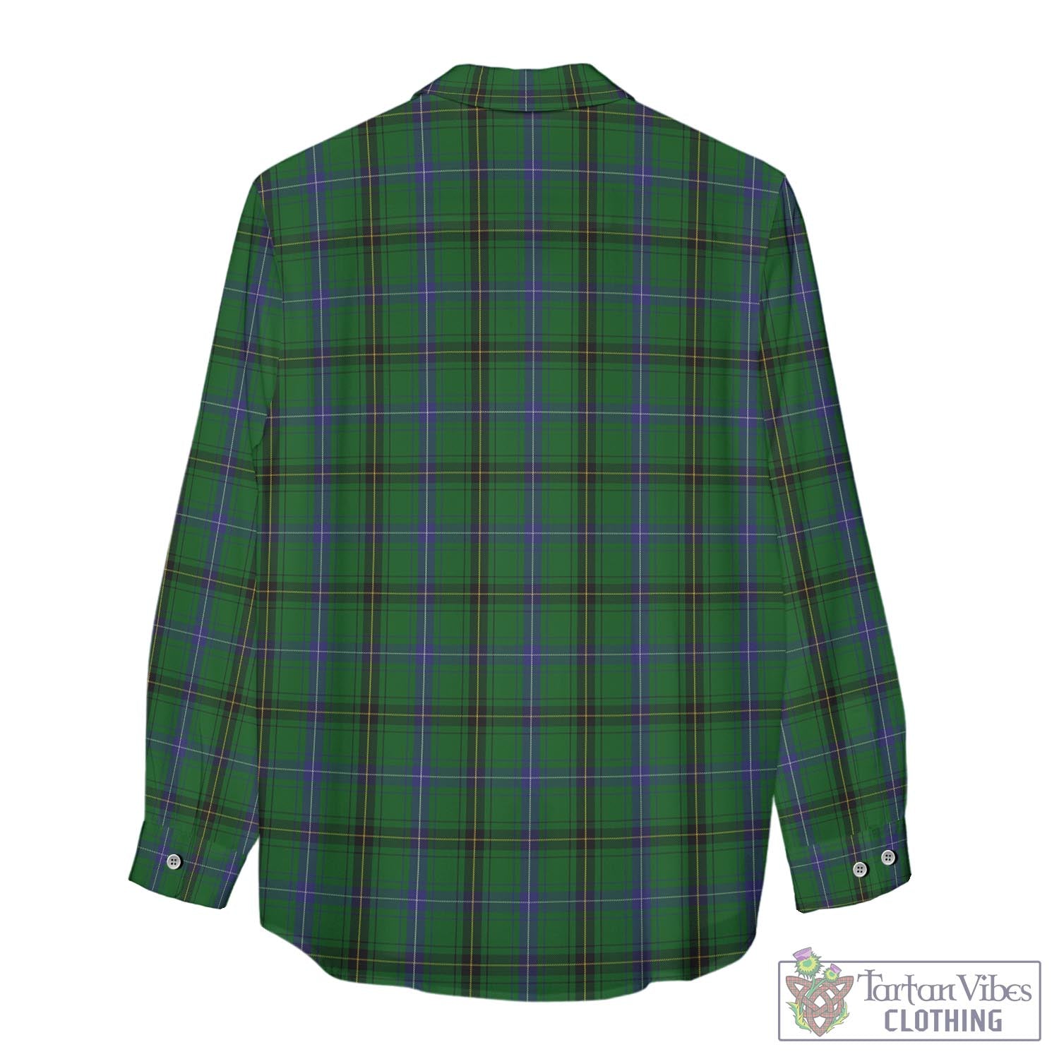 Tartan Vibes Clothing MacKendrick Tartan Womens Casual Shirt with Family Crest