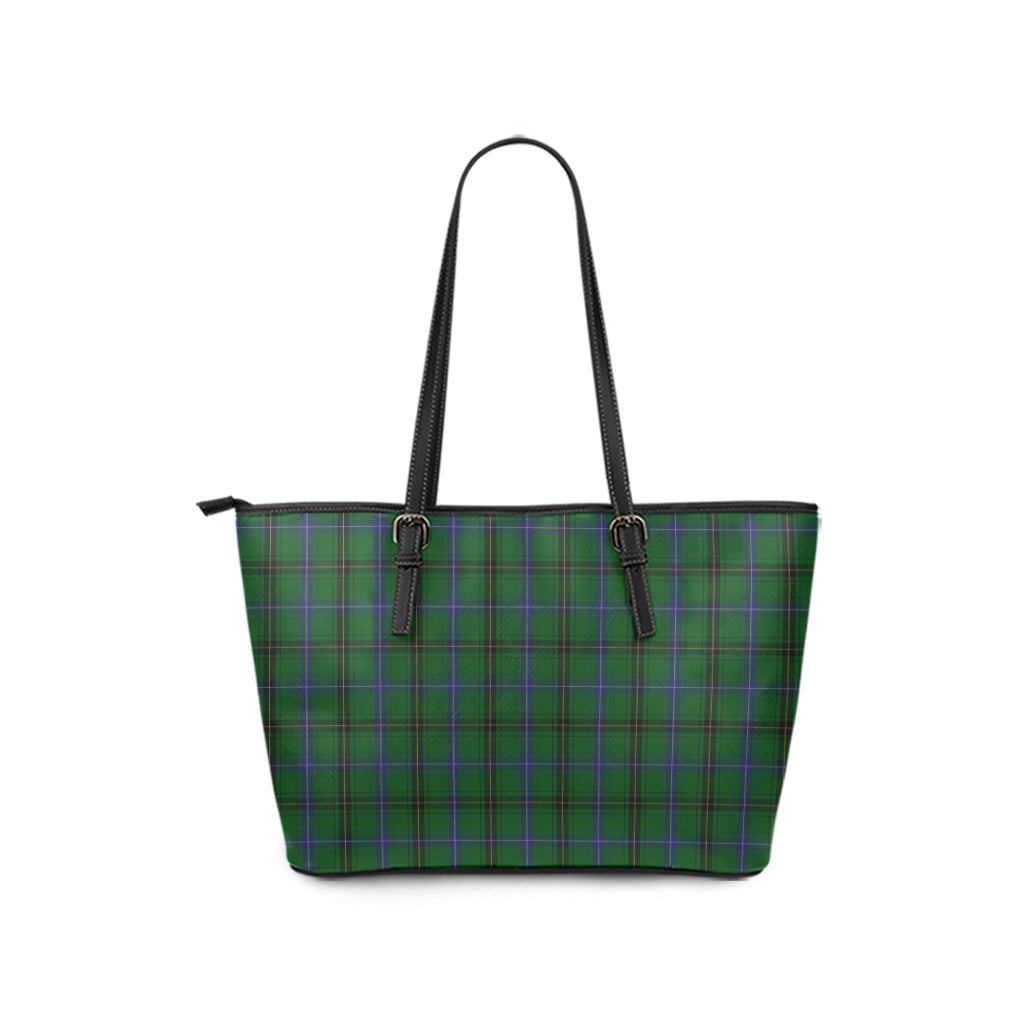 MacKendrick (McKendrick) Tartan Leather Tote Bag - Tartan Vibes Clothing