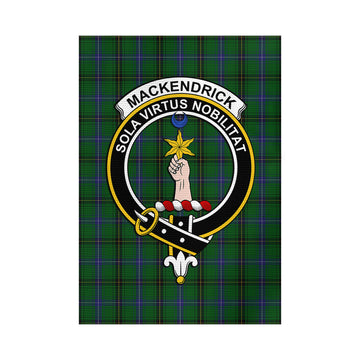 MacKendrick (McKendrick) Tartan Garden Flag with Family Crest - Tartan Vibes Clothing
