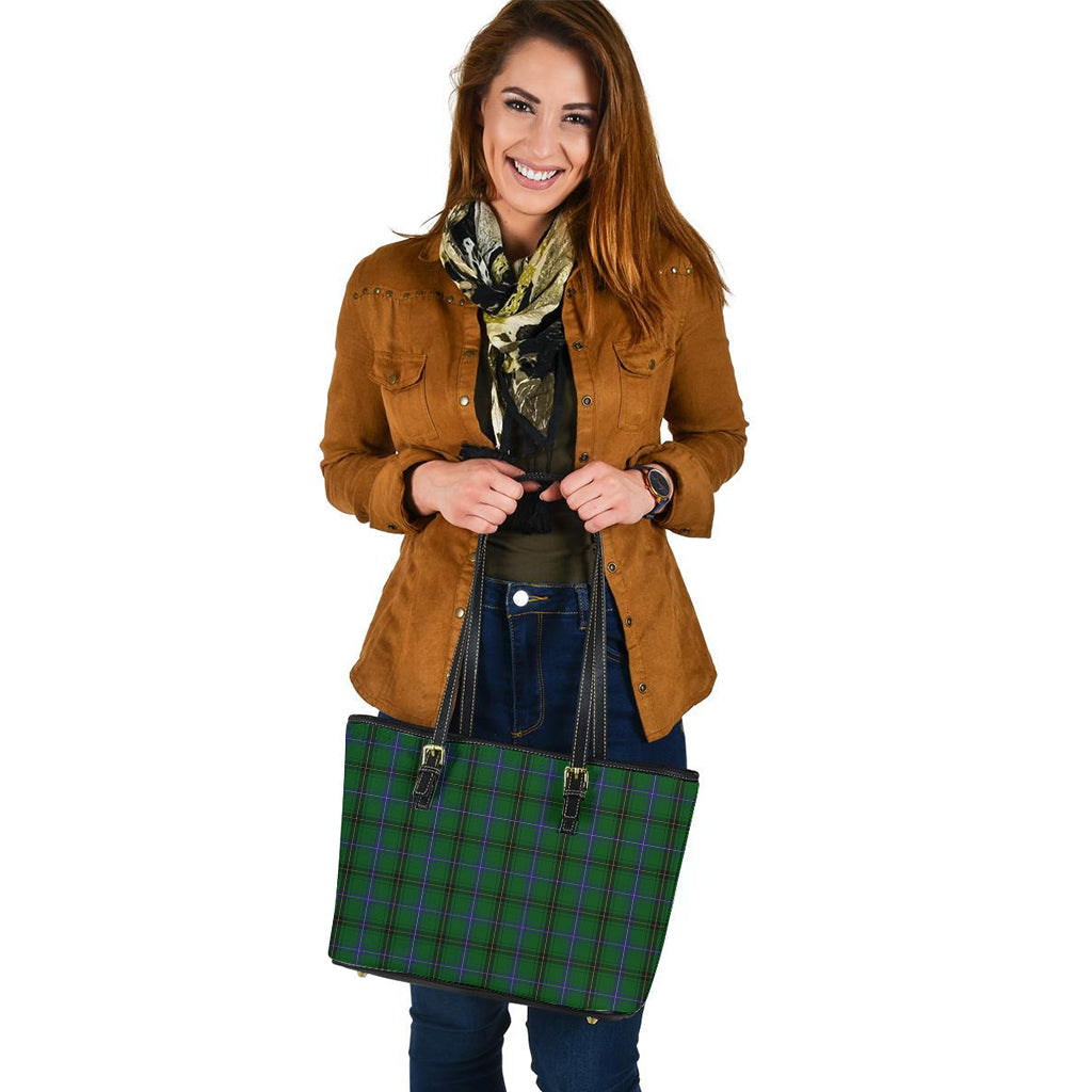 MacKendrick (McKendrick) Tartan Leather Tote Bag - Tartan Vibes Clothing