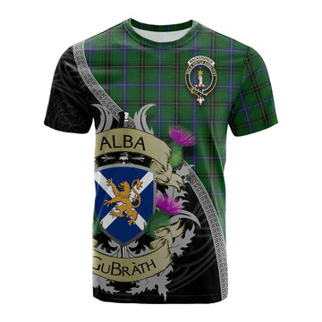 MacKendrick (McKendrick) Tartan Family Crest Cotton T-shirt Lion Rampant Royal Thistle Shield Celtic Inspired Kid's Shirt - Tartan Vibes Clothing