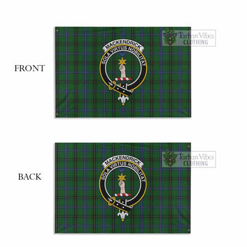 MacKendrick (McKendrick) Tartan House Flag with Family Crest - Tartan Vibes Clothing