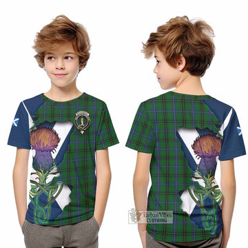 MacKendrick (McKendrick) Tartan Family Crest Kid T-Shirt Scottish Thistle Celtic Inspired - Tartan Vibes Clothing