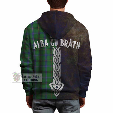 MacKendrick (McKendrick) Tartan Family Crest Hoodie Alba Gu Brath Be Brave Lion Ancient Style - Tartan Vibes Clothing