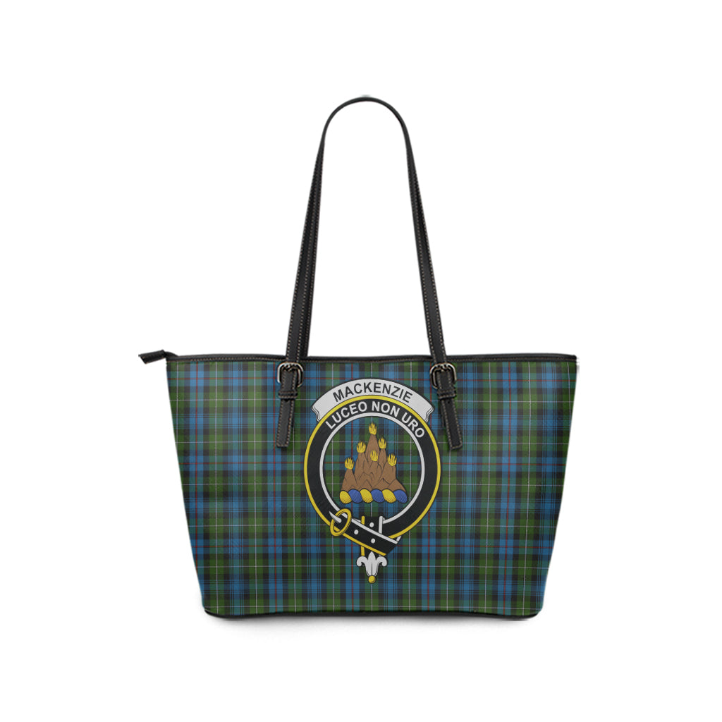 mackenzie-tartan-leather-tote-bag-with-family-crest