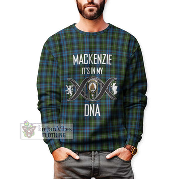 Mackenzie (Mckenzie) Tartan Sweatshirt with Family Crest DNA In Me Style