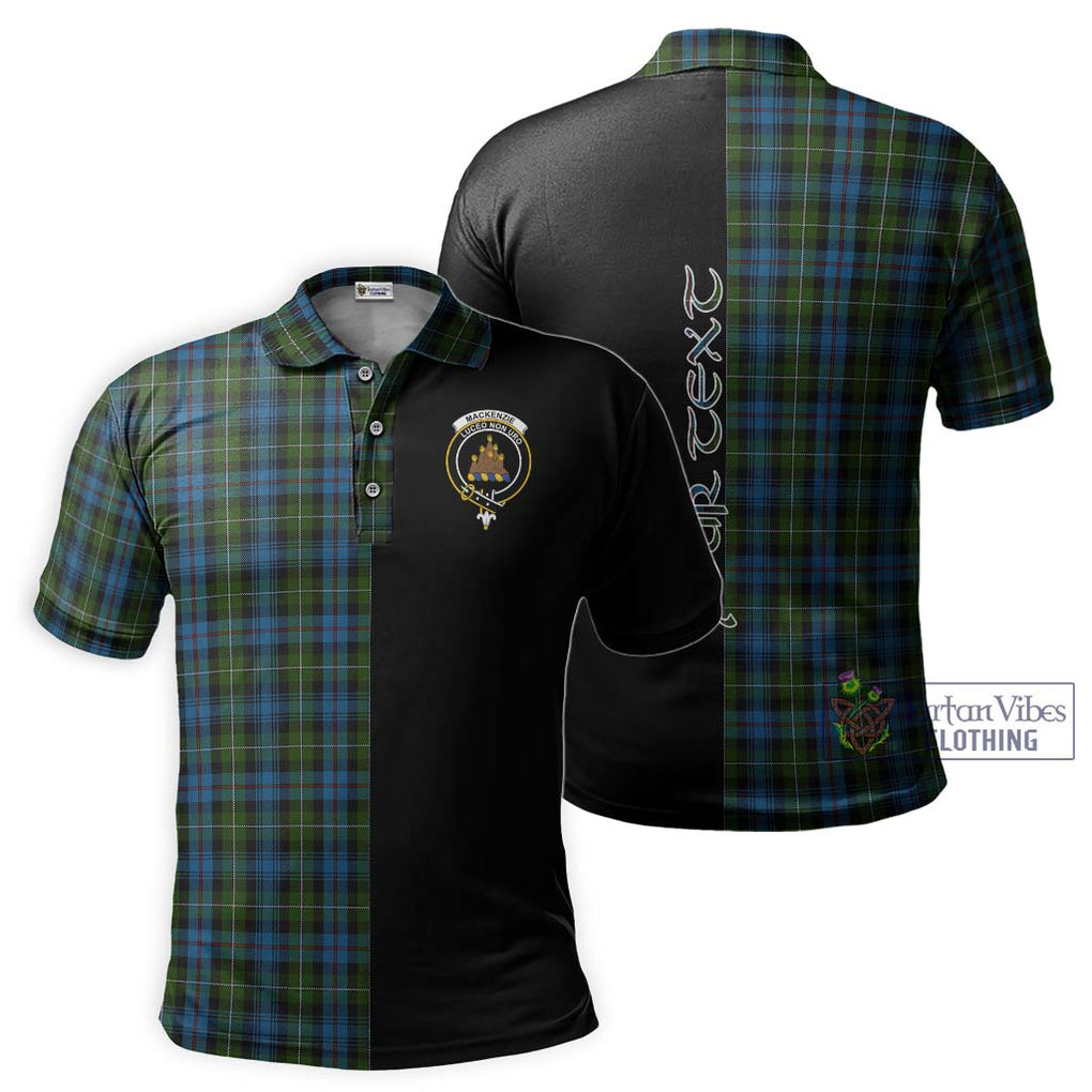 Mackenzie (Mckenzie) Tartan Polo Shirt with Family Crest and Half Of Me Style Kid - Tartanvibesclothing Shop