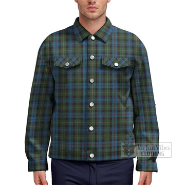 Mackenzie (Mckenzie) Tartan Unisex Lapel Cotton Jacket