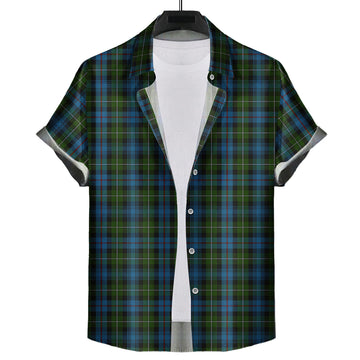 Mackenzie (Mckenzie) Tartan Short Sleeve Button Down Shirt