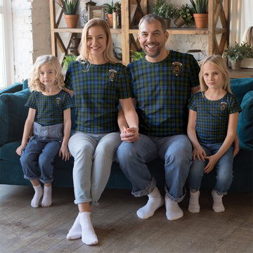 MacKenzie Tartan T-Shirt with Family Crest