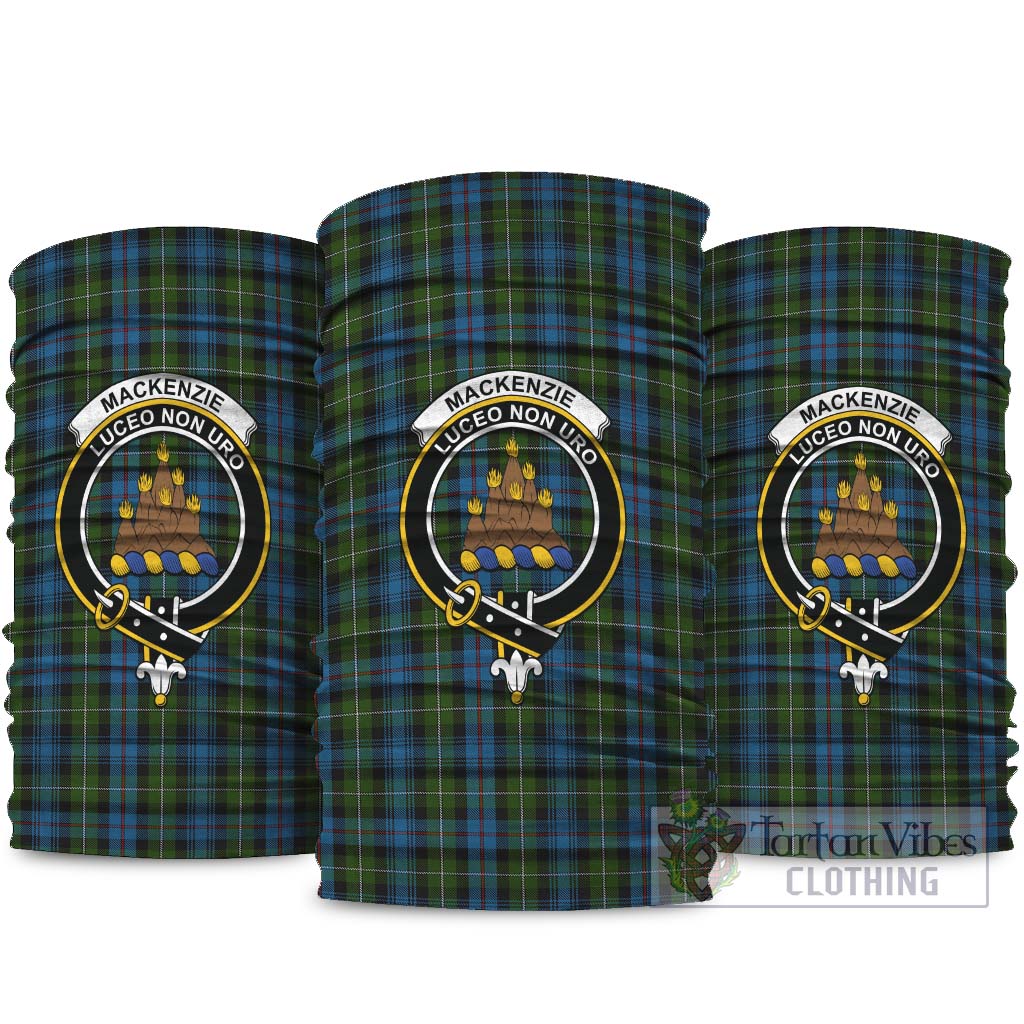 MacKenzie Tartan Neck Gaiters, Tartan Bandanas, Tartan Head Band with Family Crest