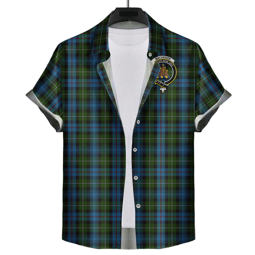 mackenzie-tartan-short-sleeve-button-down-shirt-with-family-crest