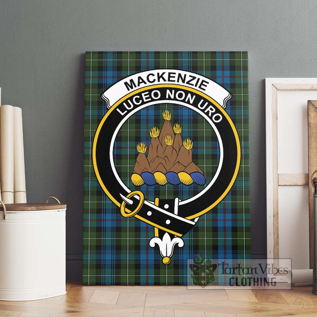 Mackenzie (Mckenzie) Tartan Canvas Print Wall Art with Family Crest Without Frame - Tartan Vibes Clothing