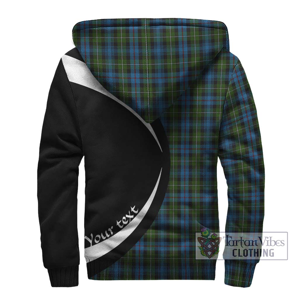 Mackenzie (Mckenzie) Tartan Sherpa Hoodie with Family Crest Circle Style - Tartan Vibes Clothing