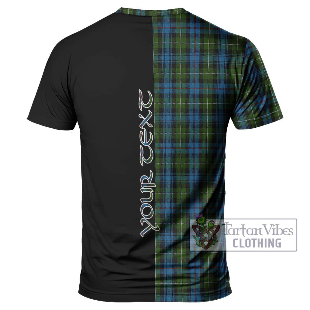 Mackenzie (Mckenzie) Tartan T-Shirt with Family Crest and Half Of Me Style - Tartanvibesclothing Shop