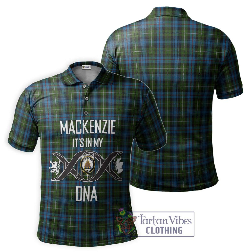 Mackenzie (Mckenzie) Tartan Polo Shirt with Family Crest DNA In Me Style - Tartanvibesclothing Shop