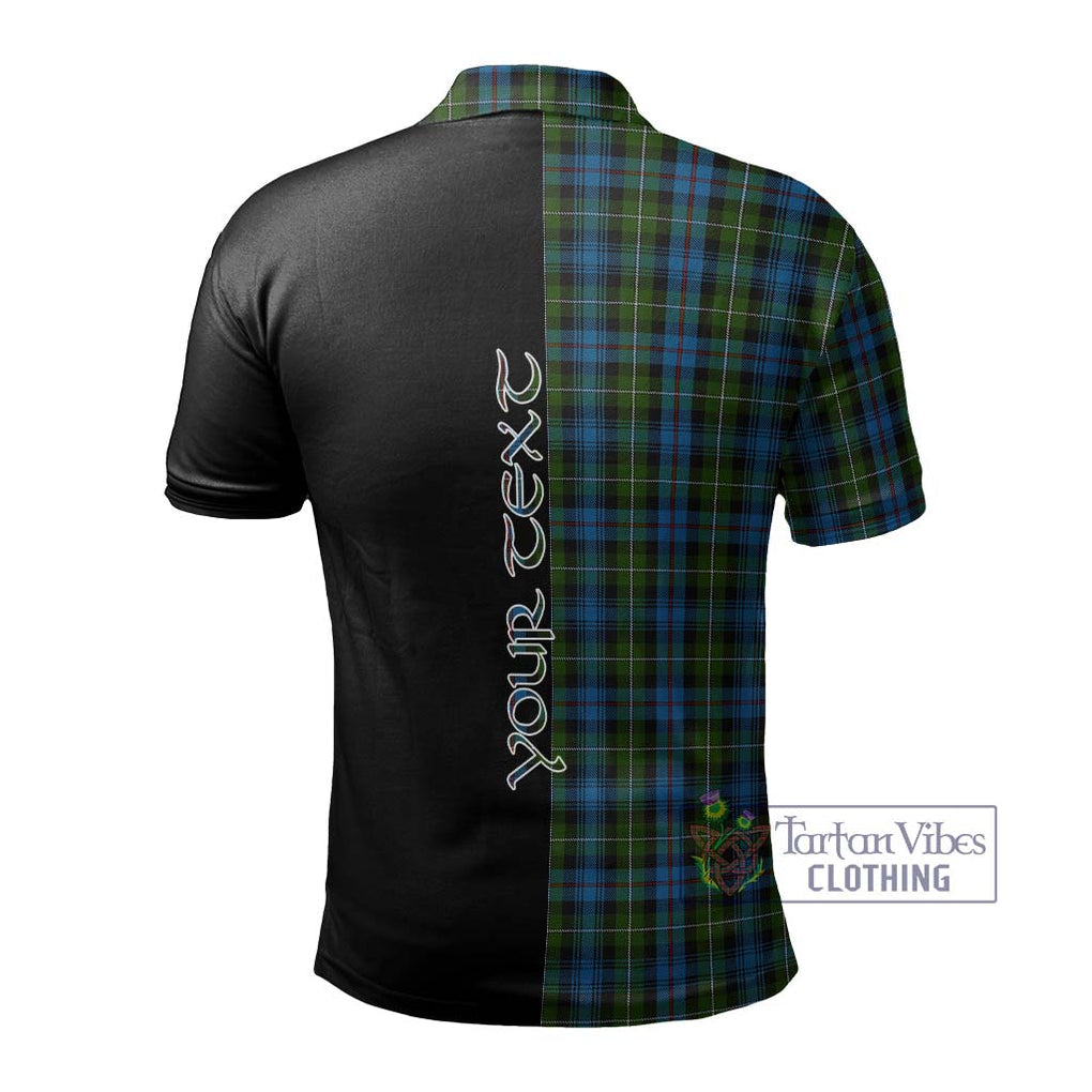 Mackenzie (Mckenzie) Tartan Polo Shirt with Family Crest and Half Of Me Style - Tartanvibesclothing Shop