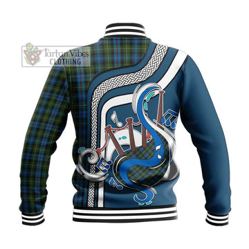 Mackenzie (Mckenzie) Tartan Baseball Jacket with Epic Bagpipe Style