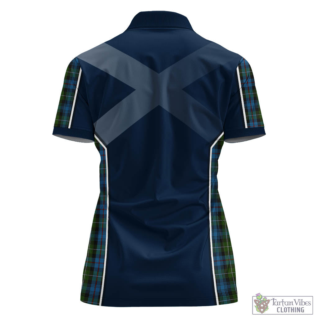 Mackenzie (Mckenzie) Tartan Women's Polo Shirt with Family Crest and Lion Rampant Vibes Sport Style - Tartan Vibes Clothing