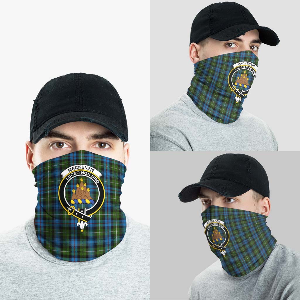 MacKenzie Tartan Neck Gaiters, Tartan Bandanas, Tartan Head Band with Family Crest