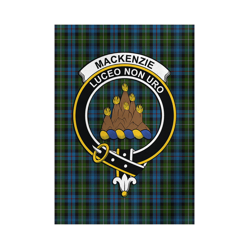 Mackenzie (Mckenzie) Tartan Flag with Family Crest - Tartan Vibes Clothing