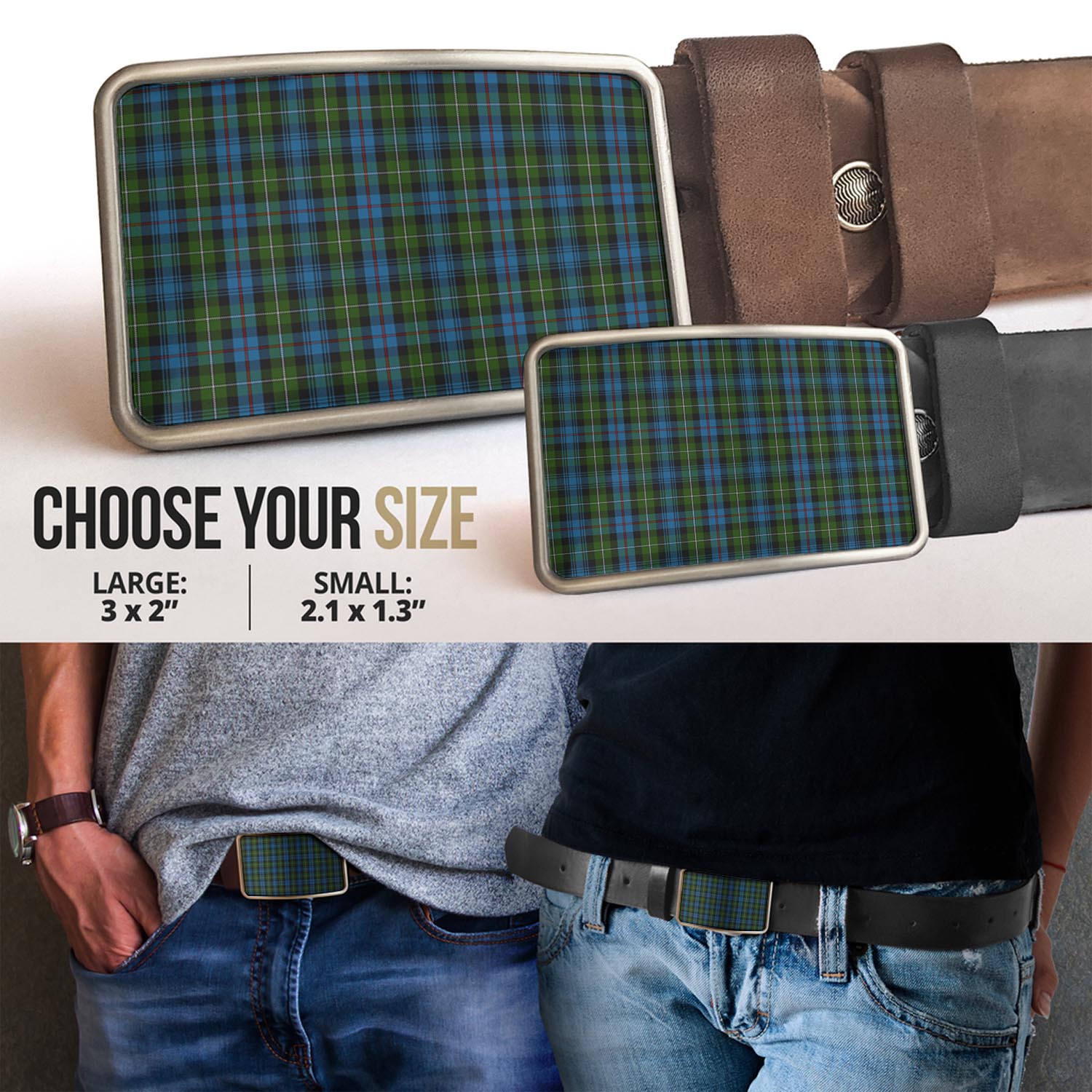 Mackenzie (Mckenzie) Tartan Belt Buckles - Tartan Vibes Clothing