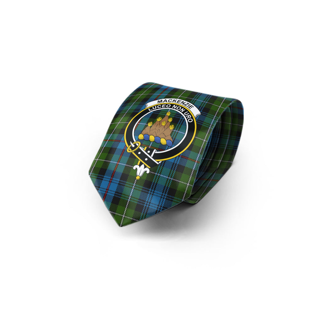 Mackenzie (Mckenzie) Tartan Classic Necktie with Family Crest - Tartan Vibes Clothing