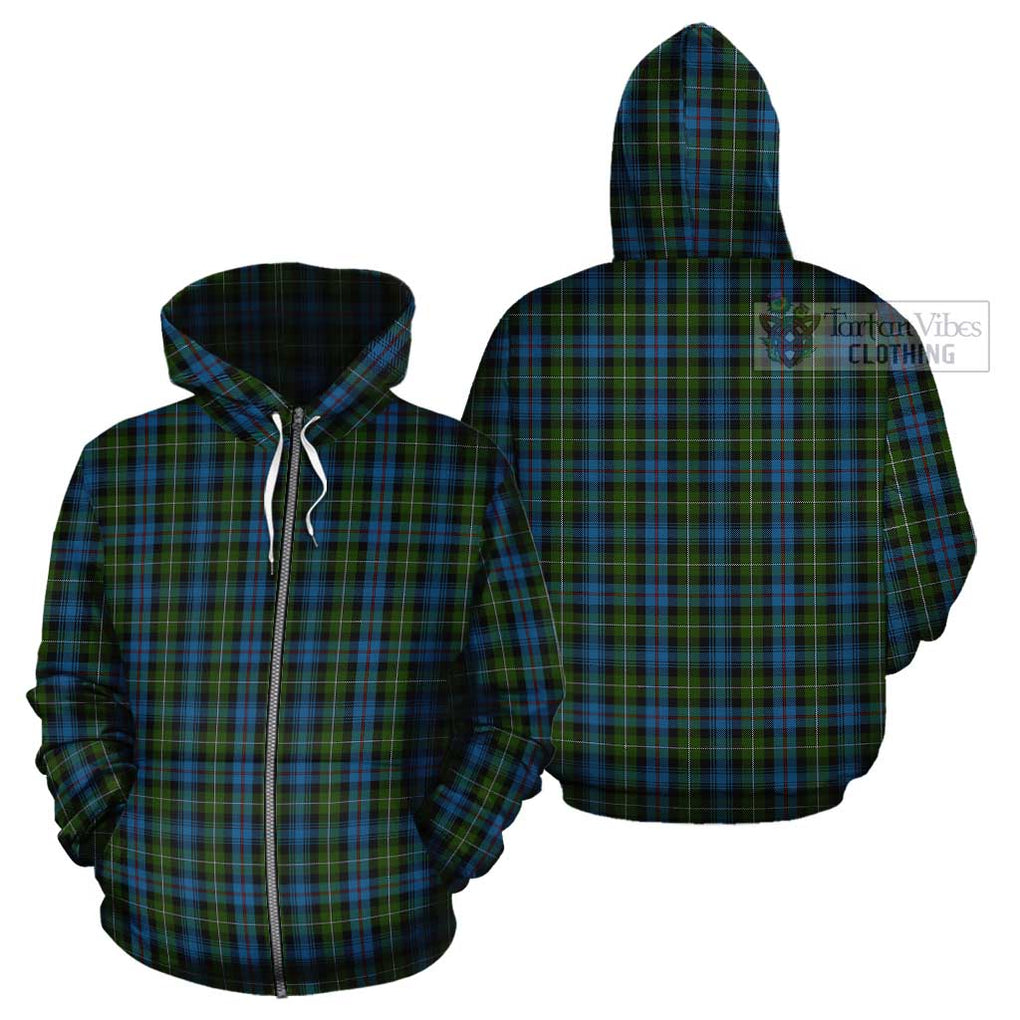 Mackenzie (Mckenzie) Tartan Cotton Hoodie Zip Hoodie - Tartan Vibes Clothing