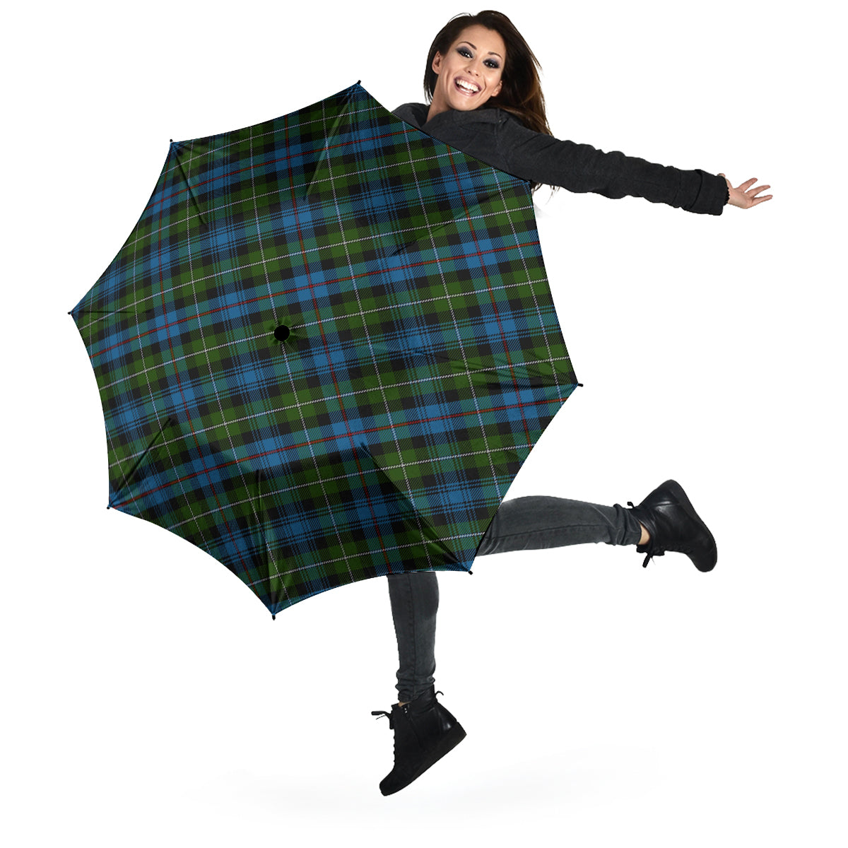 MacKenzie Tartan Umbrella - Tartanvibesclothing