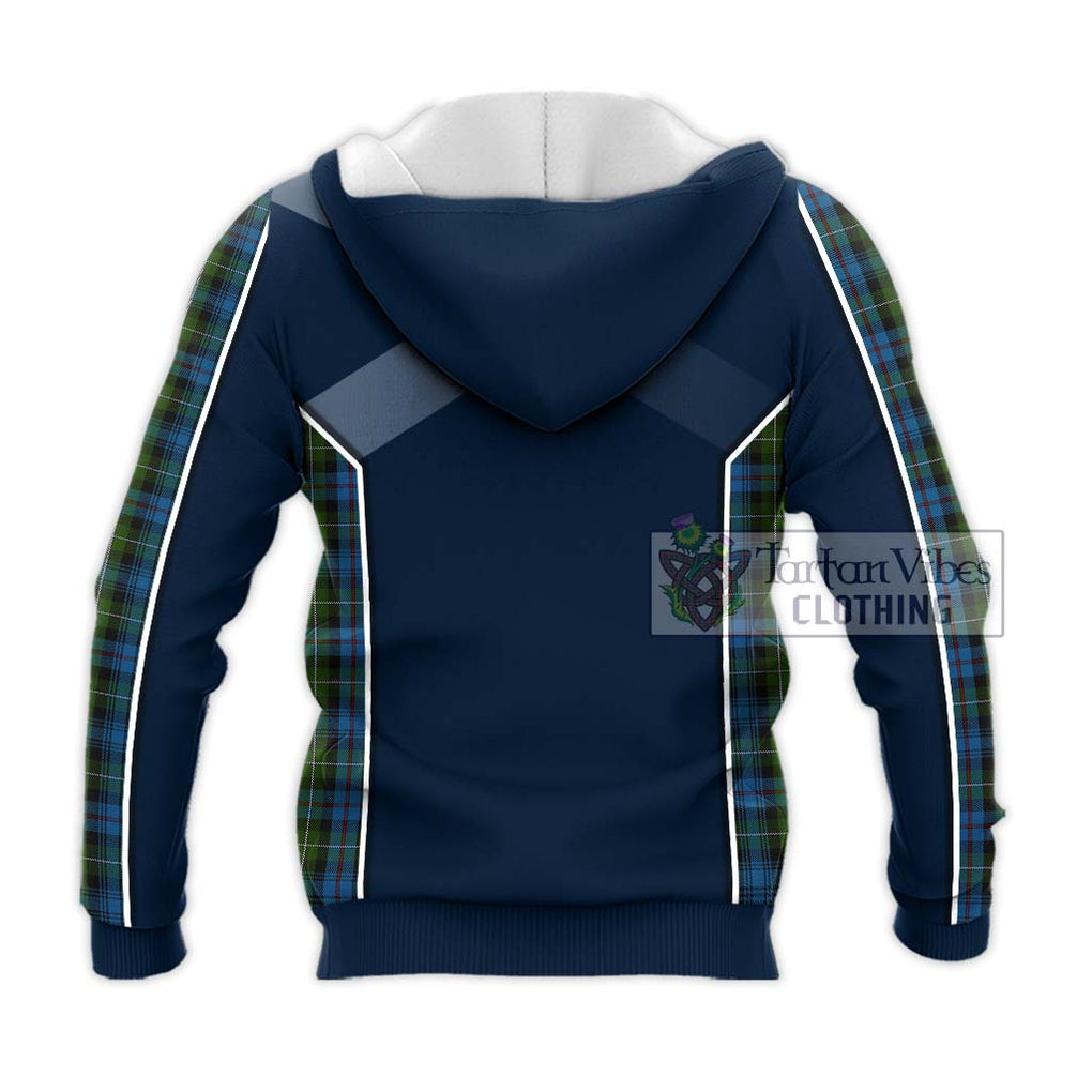 Mackenzie (Mckenzie) Tartan Knitted Hoodie with Family Crest and Lion Rampant Vibes Sport Style - Tartan Vibes Clothing