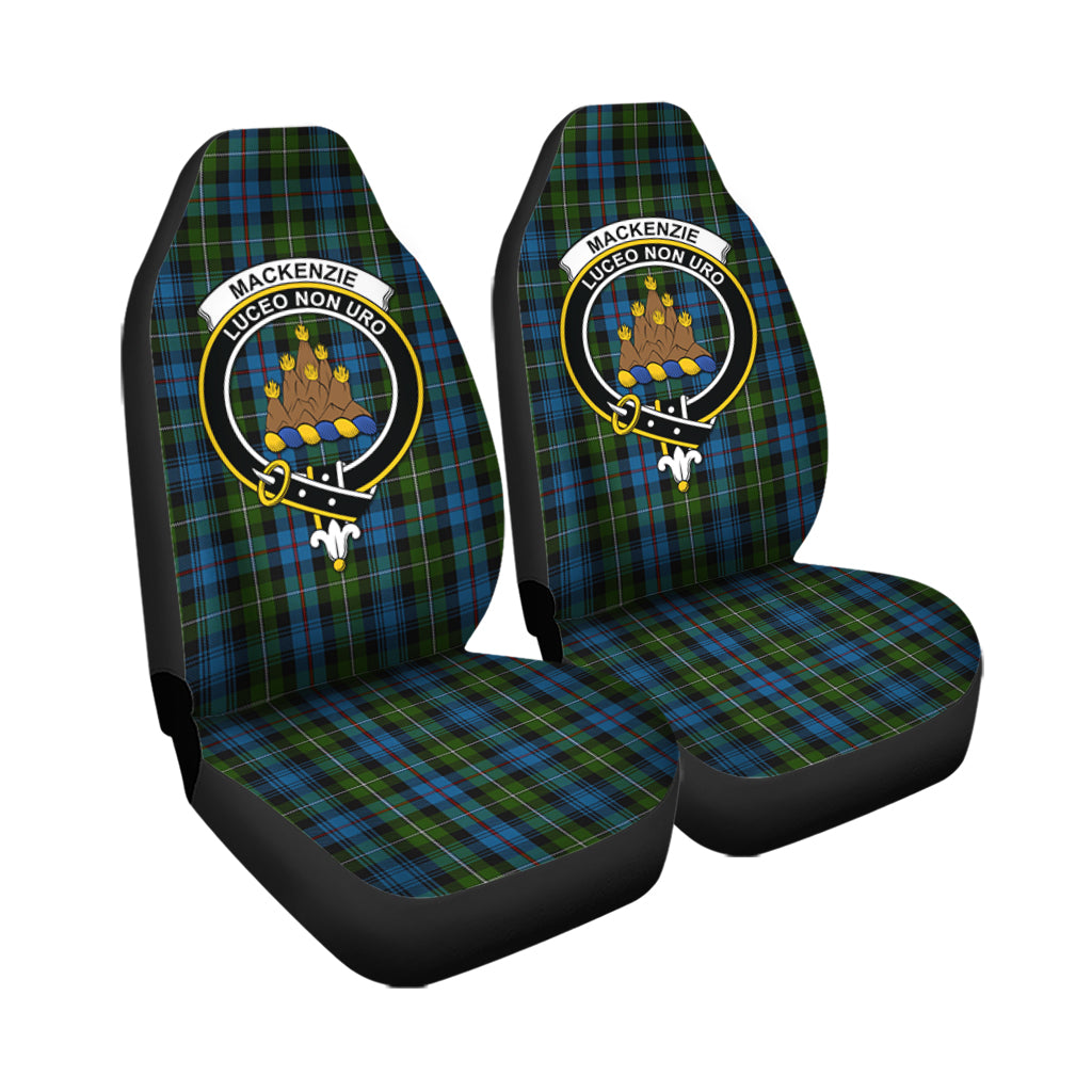 MacKenzie Tartan Car Seat Cover with Family Crest - Tartanvibesclothing