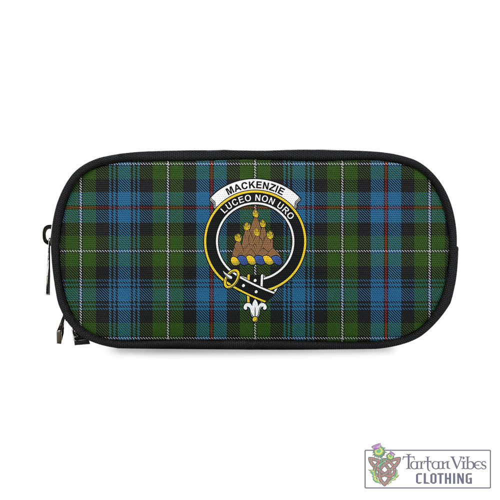 Tartan Vibes Clothing MacKenzie Tartan Pen and Pencil Case with Family Crest
