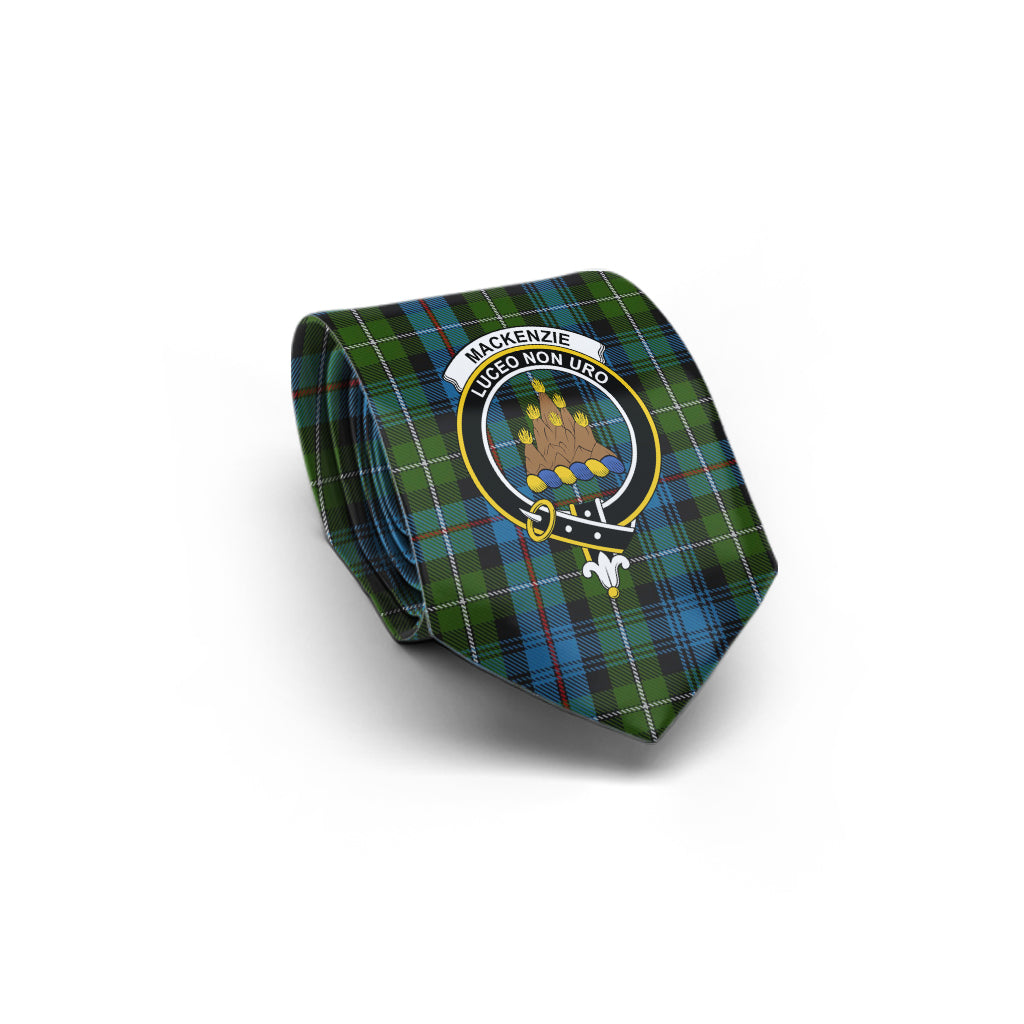 Mackenzie (Mckenzie) Tartan Classic Necktie with Family Crest - Tartan Vibes Clothing