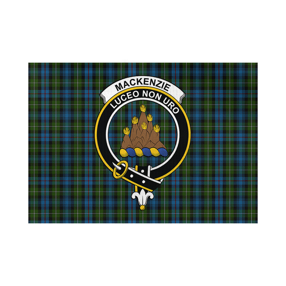 Mackenzie (Mckenzie) Tartan Flag with Family Crest - Tartan Vibes Clothing