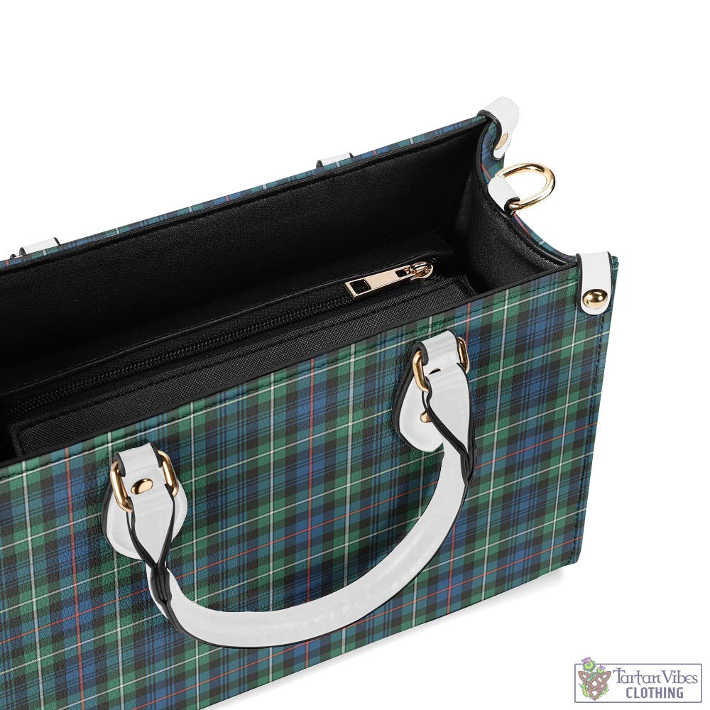 Tartan Vibes Clothing MacKenzie Ancient Tartan Luxury Leather Handbags