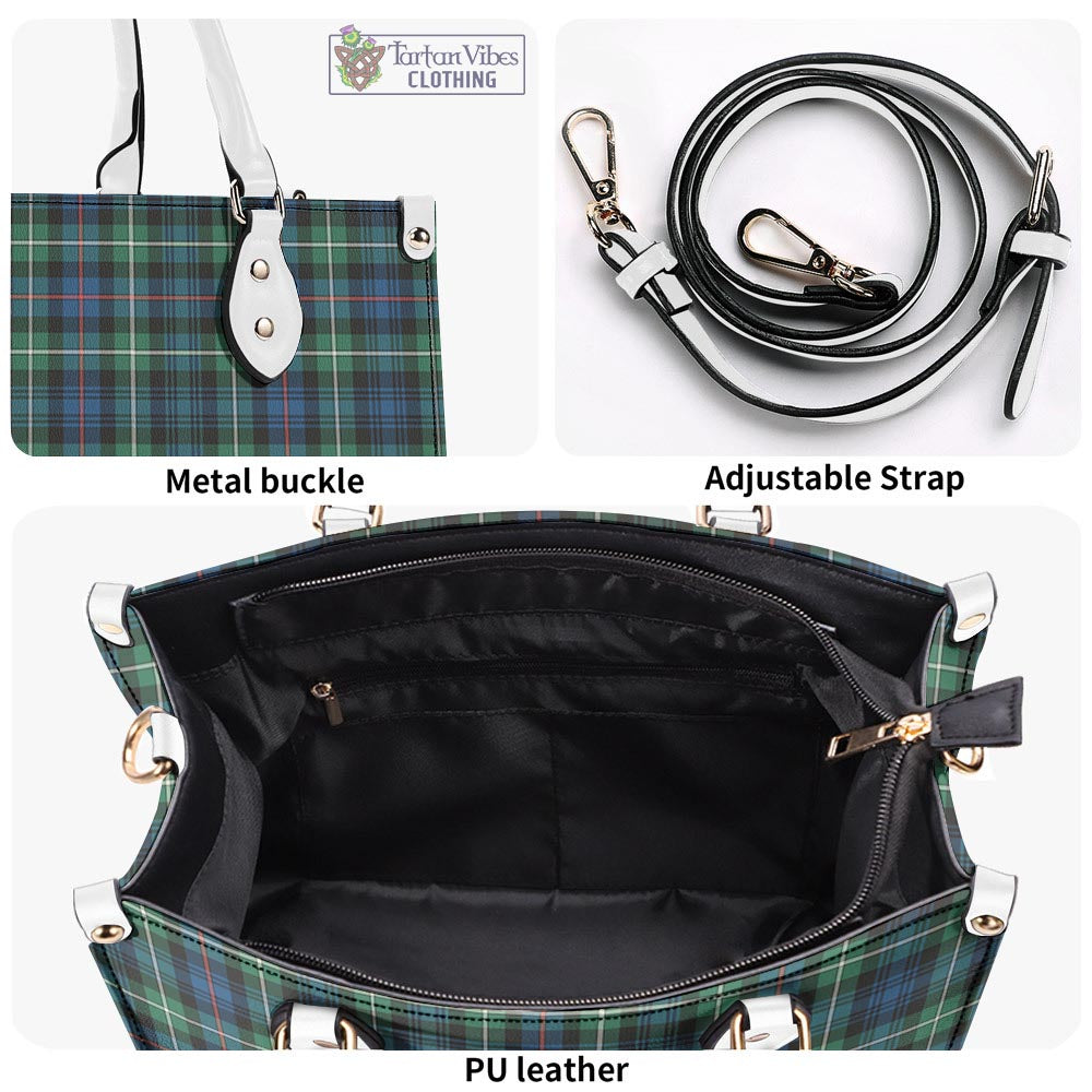 Tartan Vibes Clothing MacKenzie Ancient Tartan Luxury Leather Handbags