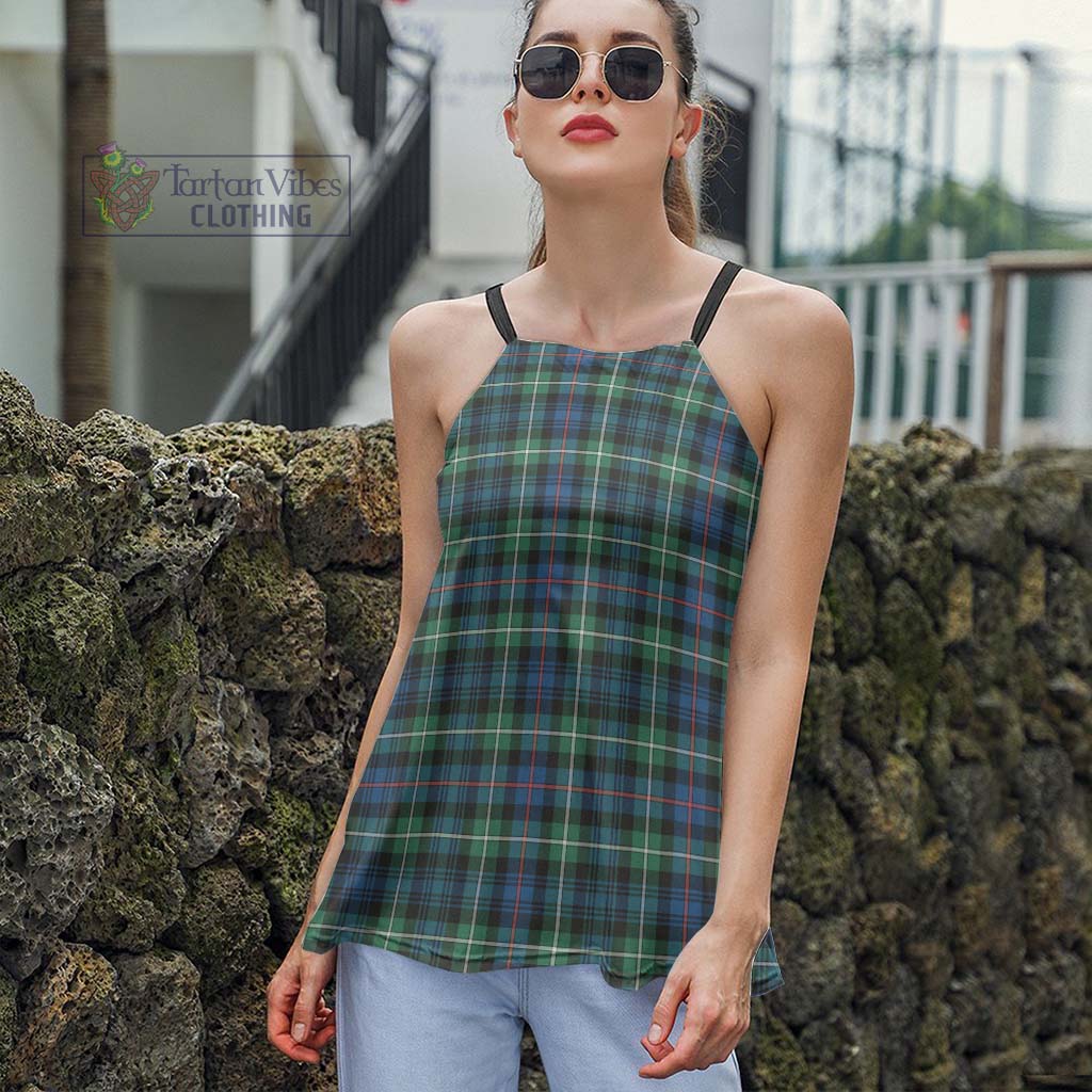 Tartan Vibes Clothing Mackenzie Ancient Tartan Loose Halter Neck Camisole