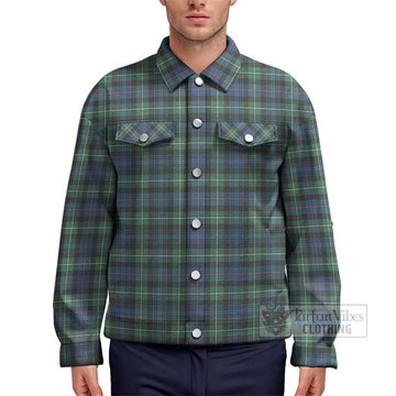 Mackenzie Ancient Tartan Unisex Lapel Cotton Jacket