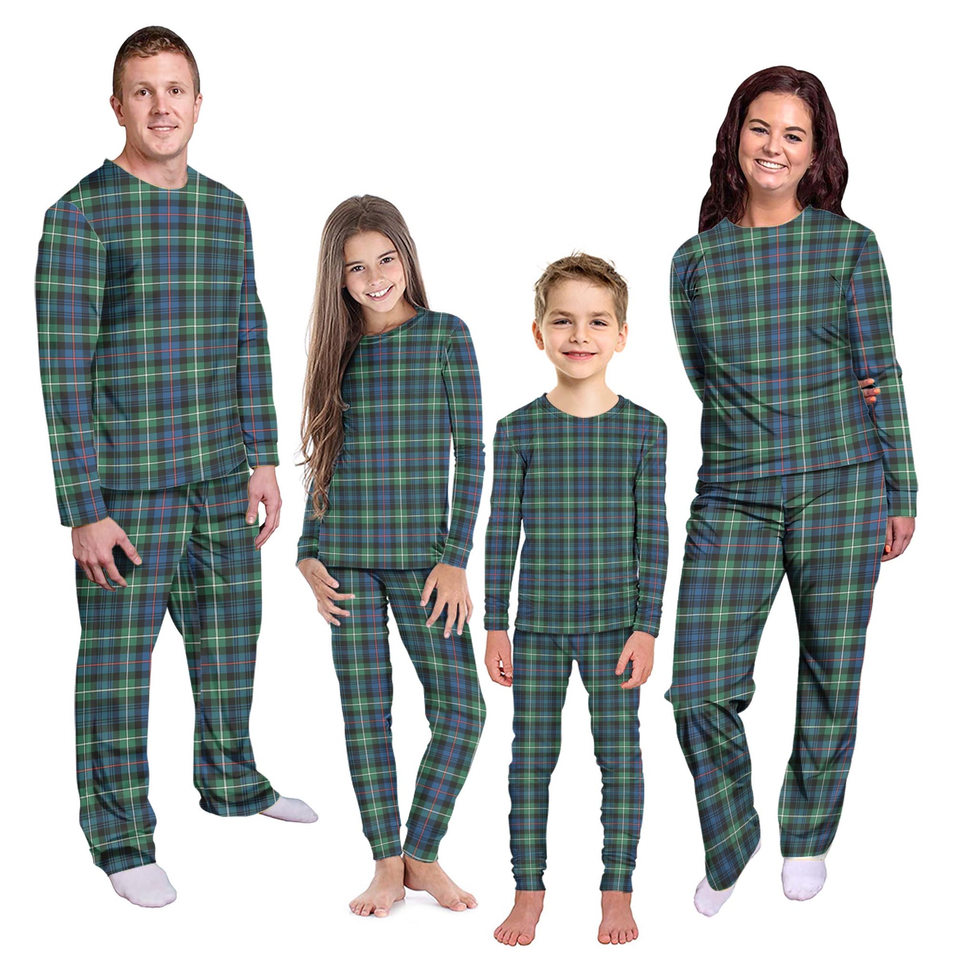 MacKenzie Ancient Tartan Pajamas Family Set Kid - Tartan Vibes Clothing