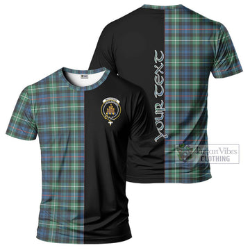 Mackenzie Ancient Tartan T-Shirt with Family Crest and Half Of Me Style