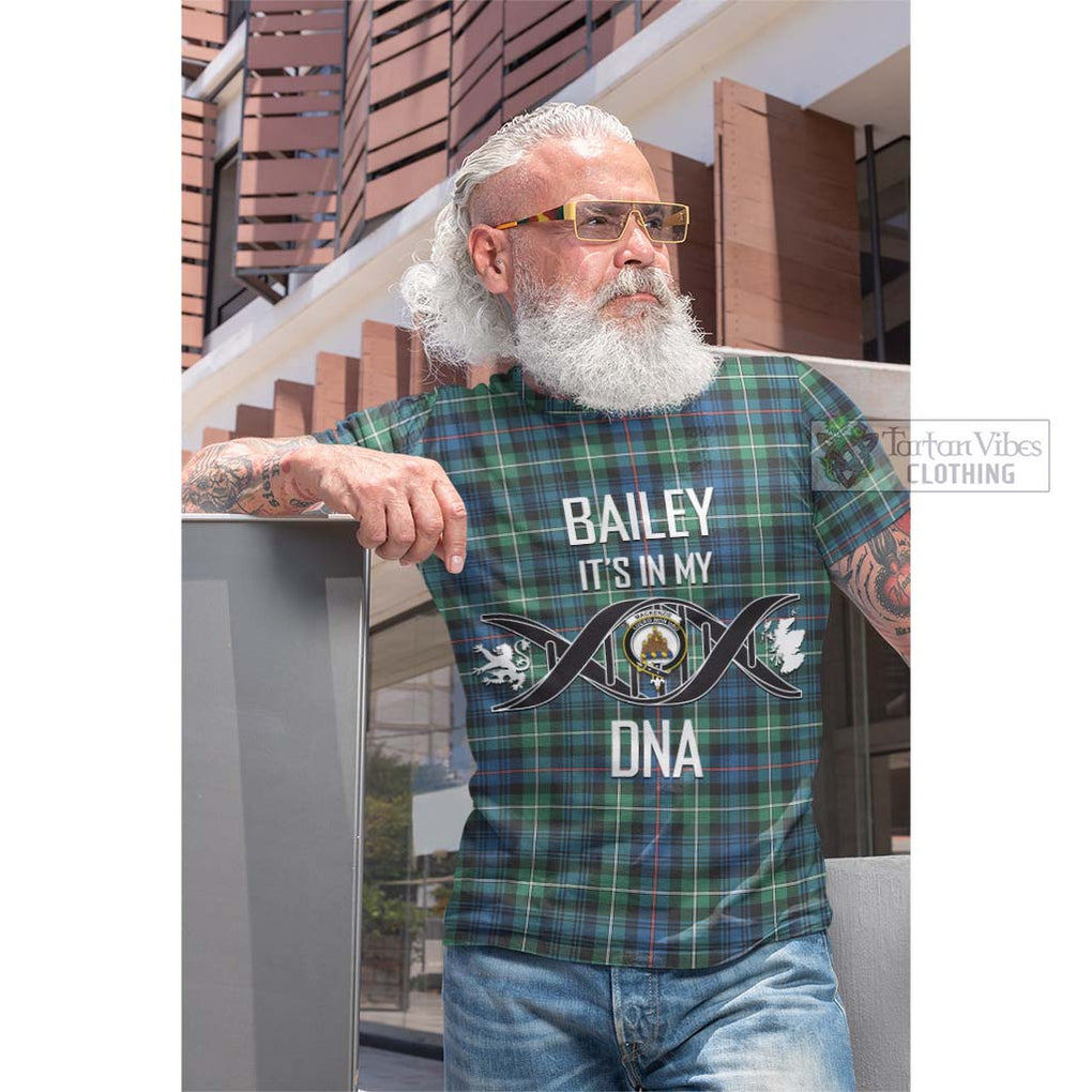 Tartan Vibes Clothing Mackenzie Ancient Tartan Cotton T-shirt with Family Crest DNA In Me Style