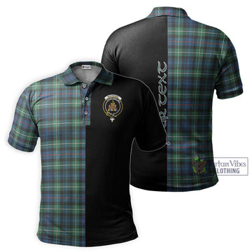 Mackenzie Ancient Tartan Polo Shirt with Family Crest and Half Of Me Style