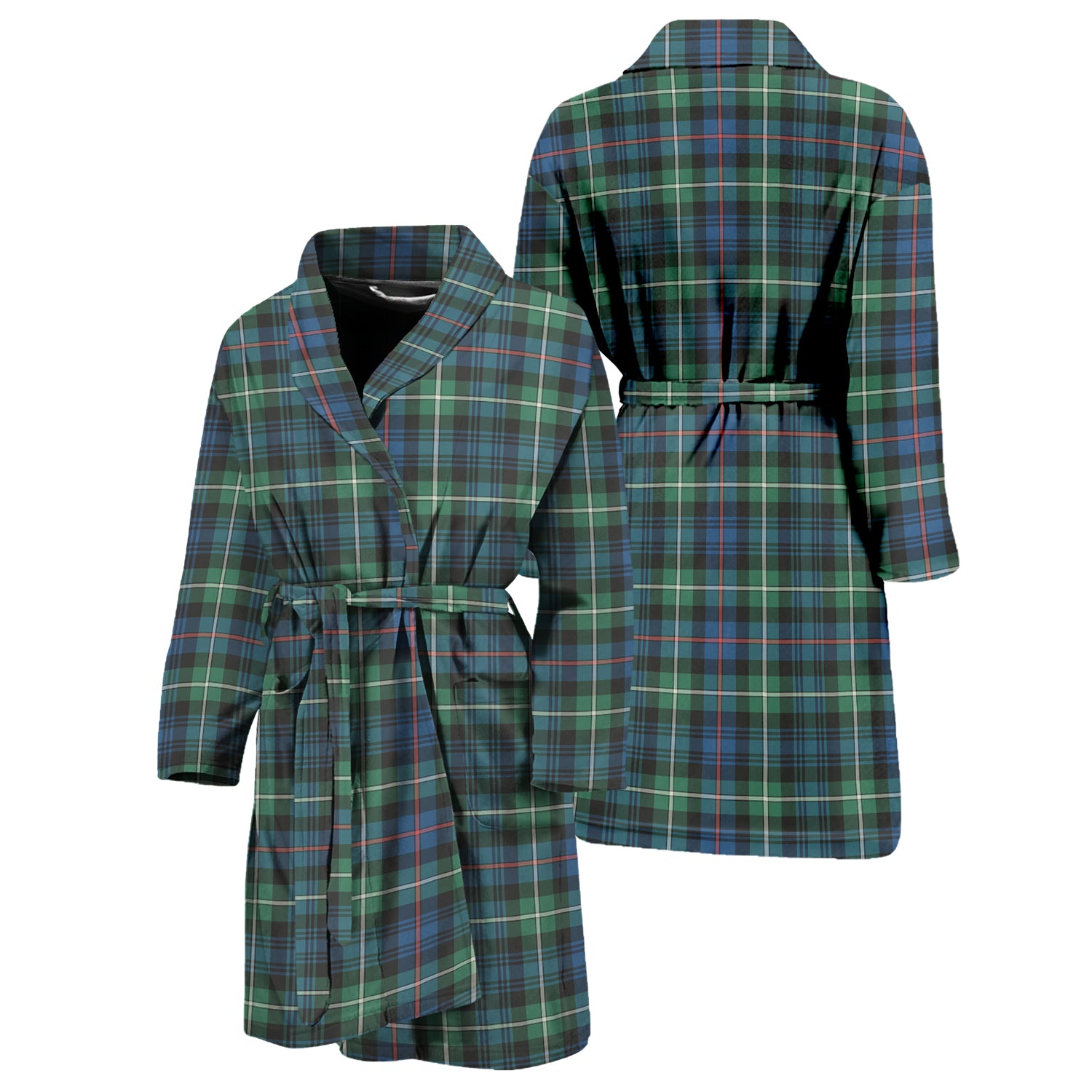 MacKenzie Ancient Tartan Bathrobe Unisex M - Tartan Vibes Clothing