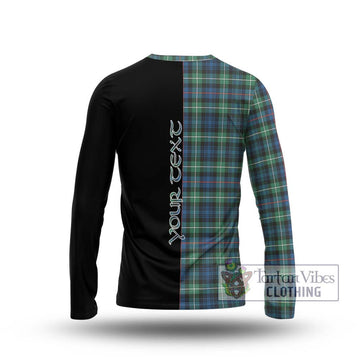 Mackenzie Ancient Tartan Long Sleeve T-Shirt with Family Crest and Half Of Me Style